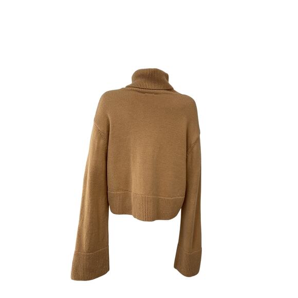 Song Of Style 'Olisa' Beige Acrylic Oversized Turtleneck Sweater Size XS - Picture 3 of 5
